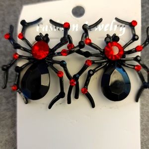Halloween Spider Earrings
